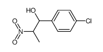 1-(4-chlorophenyl)-2-nitro-propan-1-ol结构式