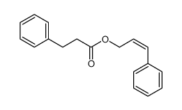 3-phenylprop-2-enyl 3-phenylpropanoate结构式