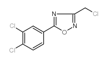 3-氯甲基-5-(3,4-二氯苯基)-1,2,4-噁二唑结构式