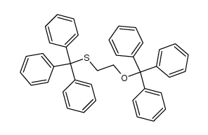 2-Trityloxyethyl-tritylsulfid Structure
