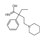 α-Ethyl-α-phenyl-1-piperidinebutyramide Structure