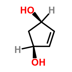 cis-4-Cyclopentene-1,3-diol Structure