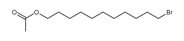 11-bromoundecyl acetate结构式