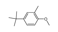 4-tert-butyl-2-methylanisole Structure