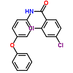2,4-Dichloro-N-(4-phenoxyphenyl)benzamide Structure