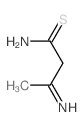 Butanethioamide,3-imino-结构式