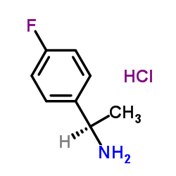 (R)-1-(4-氟苯基)乙胺盐酸盐结构式