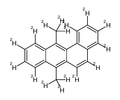 7,12-Di(2H3)methyl-[1,2,3,4,5,6,8,9,10,11-2H10]benz[a]anthracene结构式
