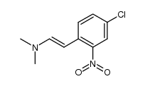 5-chloro-trans-2-[β-(dimethylamino)vinyl]-nitrobenzene Structure