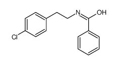 N-[2-(4-氯-苯基)-乙基]-苯酰胺结构式