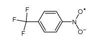 4-(α,α,α-Trifluoromethyl)nitrobenzene radical anion结构式