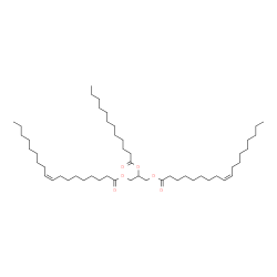 1,3-Dioleoyl-2-Lauroyl Glycerol Structure