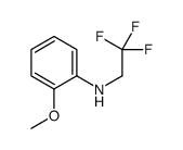 2-甲氧基-n-(2,2,2-三氟乙基)苯胺结构式
