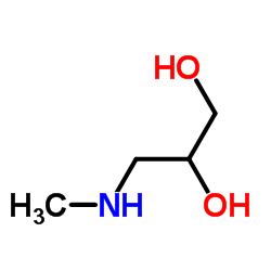 3-(Methylamino)propane-1,2-diol Structure