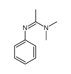 N,N-dimethyl-N'-phenylethanimidamide结构式