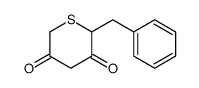 2-benzylthiane-3,5-dione Structure
