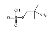 Thiosulfuric acid S-(2-amino-2-methylpropyl) ester Structure
