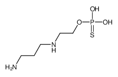 N'-(2-dihydroxyphosphinothioyloxyethyl)propane-1,3-diamine结构式
