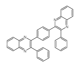 Quinoxaline,2,2'-(1,4-phenylene)bis[3-phenyl-结构式