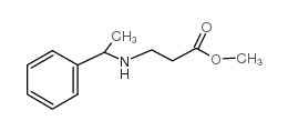 3-(1-苯基乙基氨基)丙酸甲酯结构式