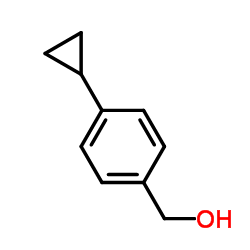 (4-Cyclopropylphenyl)methanol Structure
