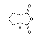 (S)-Tetrahydro-1H,3H-pyrrolo[1,2-c]oxazole-1,3-dione结构式