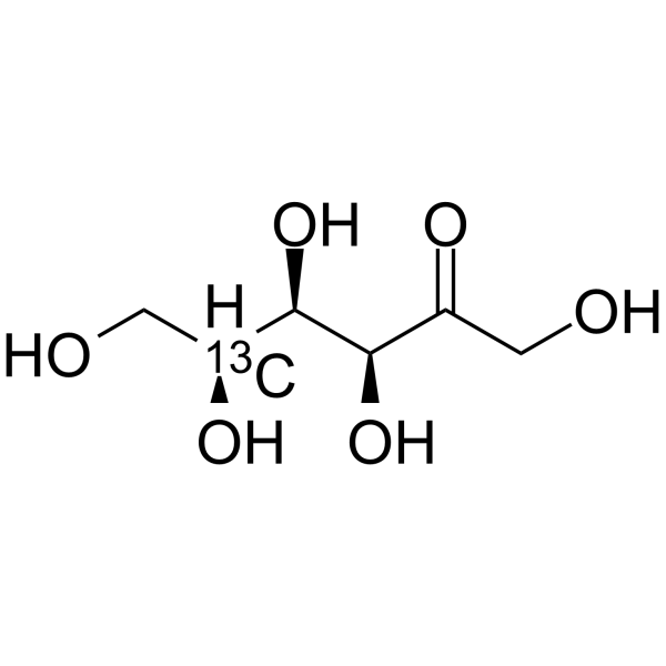 L-[5-13C]山梨糖结构式