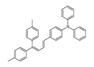 4-[4,4-bis(4-methylphenyl)buta-1,3-dienyl]-N,N-diphenylaniline结构式