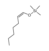 (Z)-1-trimethylsilyloxy-1-heptene结构式