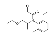 2-Chloro-N-(2-ethoxy-1-methyl-ethyl)-N-(2-ethyl-6-methyl-phenyl)-acetamide Structure