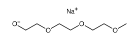 sodium salt of 2-<2-(2-methoxyethoxy)ethoxy>ethanol Structure