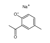 sodium 2-hydroxy-5-methyl-acetophenone结构式