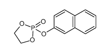 2-(naphthalen-2-yloxy)-1,3,2-dioxaphospholane 2-oxide Structure