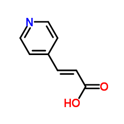 3-(吡啶-4-)丙烯酸结构式