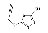 5-(丙炔-2-硫代)-1,3,4-噻二唑-2-硫醇结构式