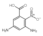 2-硝基-3,5-二氨基苯甲酸结构式