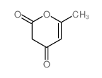 6-methylpyran-2,4-dione结构式