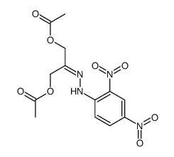 1,3-Bis(acetyloxy)-2-propanone 2-((2,4-dinitrophenyl)hydrazone) structure