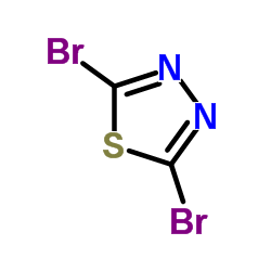 2,5-二溴-1,3,4-噻二唑结构式