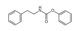 O-phenyl N-(2-phenylethyl)carbamate结构式