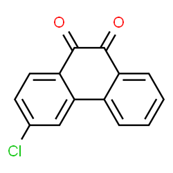 2-chlorophenanthrene-9,10-dione结构式