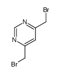Pyrimidine, 4,6-bis(bromomethyl)- (9CI) Structure