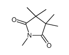 1,3,3,4,4-pentamethylpyrrolidine-2,5-dione Structure