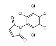 1-(2,3,4,5,6-pentachlorophenyl)pyrrole-2,5-dione Structure