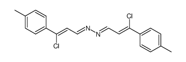 β-Chlor-p-methyl-cinnamal-azin结构式