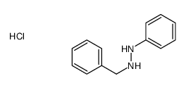 1-Benzyl-2-phenylhydrazine hydrochloride Structure