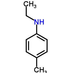 N-乙基对甲苯胺结构式