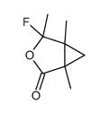 2-fluoro-1,2,5-trimethyl-3-oxabicyclo[3.1.0]hexan-4-one Structure
