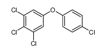 1,2,3-trichloro-5-(4-chlorophenoxy)benzene Structure
