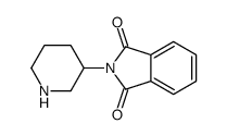 2-(哌啶-3-基)异二氢吲哚-1,3-二酮结构式
